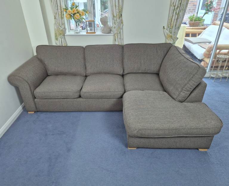 DFS Angelic Left Hand Facing Arm Corner Sofa in Beige RRP £1099 *FREE LOCAL DELIVERY*