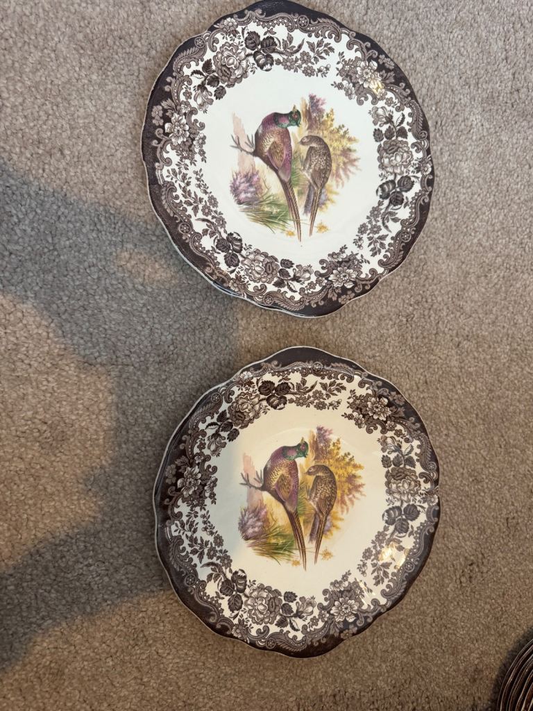 Palissy game series sandwich plates