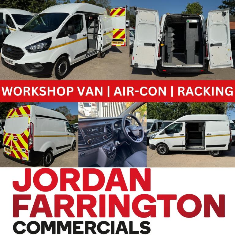 2019 FORD TRANSIT CUSTOM L1 H2 EU6 UTILITY SPEC FITTERS / ENGINEERS WORKSHOP VAN