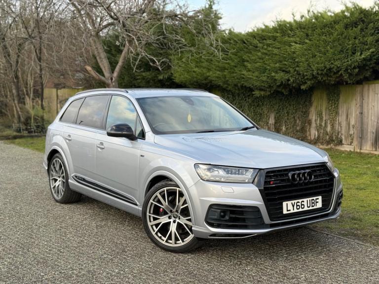 2016 [66] AUDI SQ7 4.0 TDI DIESEL V8 QUATTRO 7 SEATER SILVER ULEZ 126K FSH