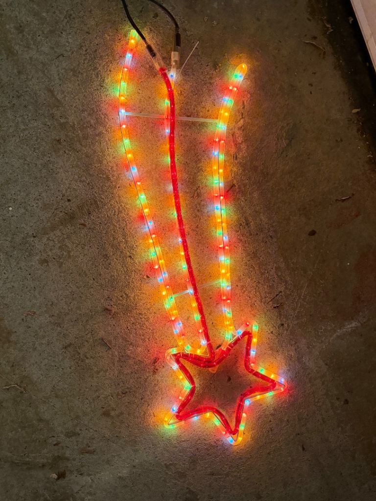 Shootings star rope light 