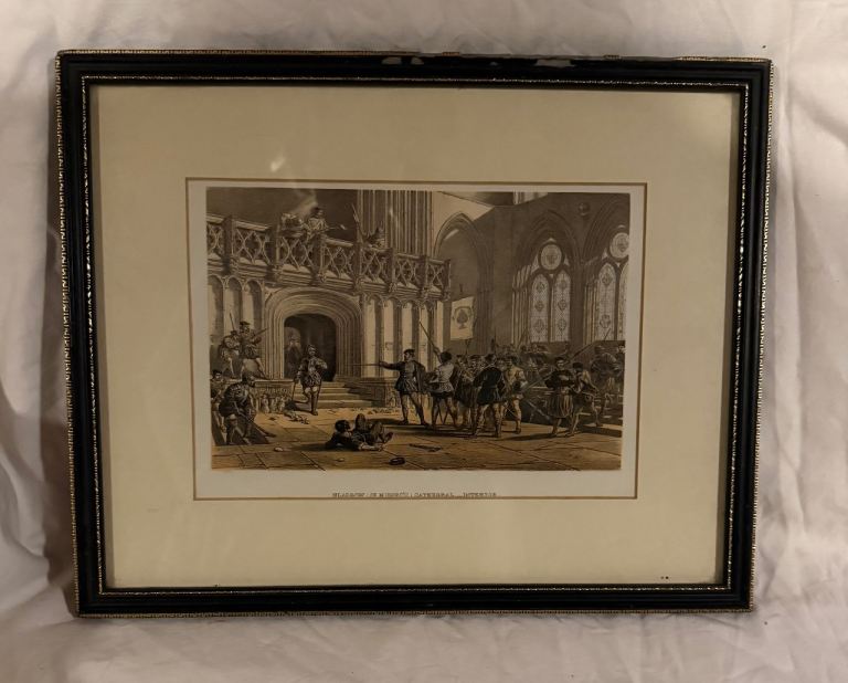 Framed Print - Glasgow St Mungos Cathedral Interior