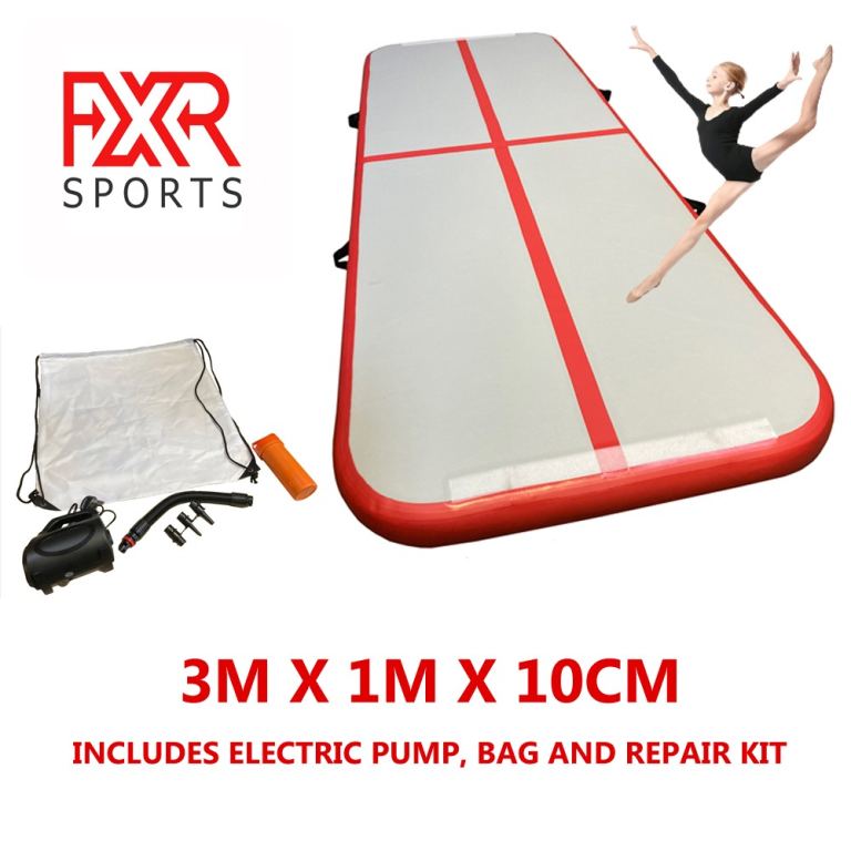 10FT 3M Air Track Gymnastics Inflatable Tumbling Mat Air Mat with Electric Pump