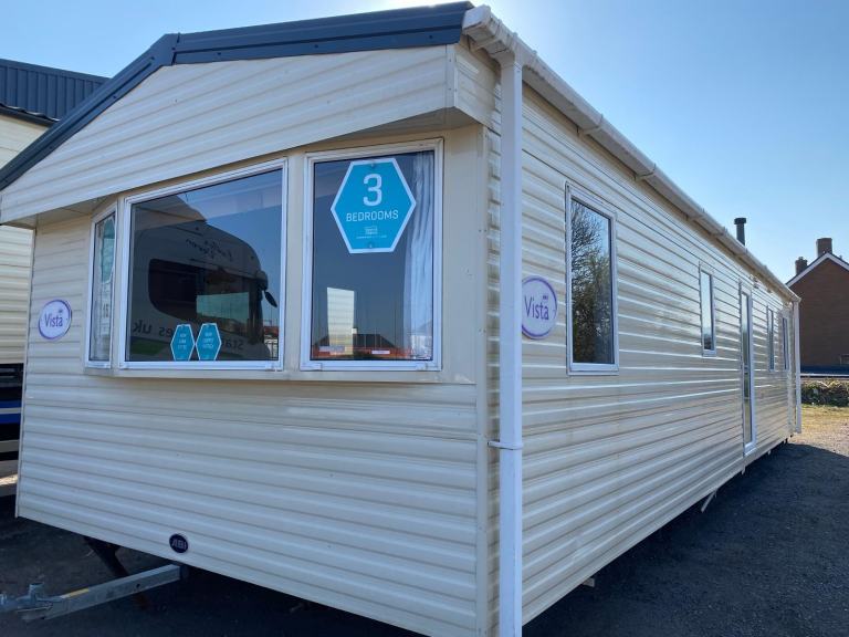 3 Bed Static Caravan - Electric Heaters, New Carpet - Offsite Sale / Self Build