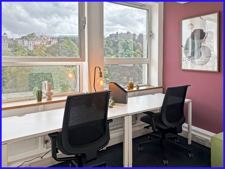 Edinburgh - EH2 2ER, Your private office 1 desk to rent at Princes Street