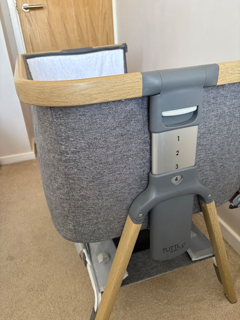 Tutti Bambini Cozee Bedside Crib with Mattress and Carry Bag