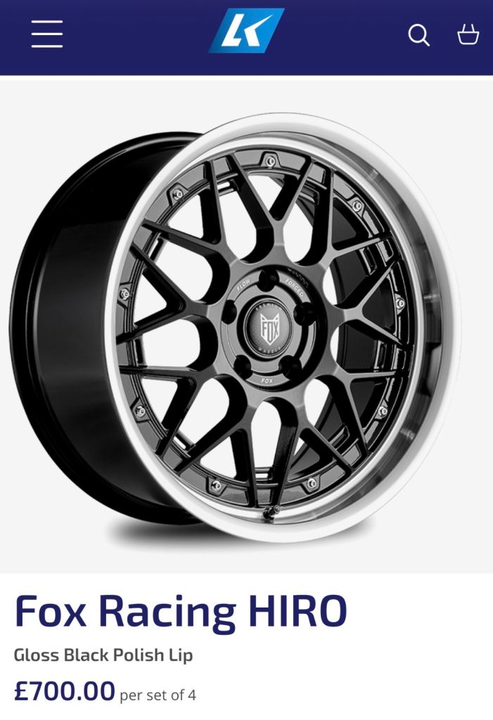 17” Fox HIRO Alloy Wheels – VW Polo (2009–2017)