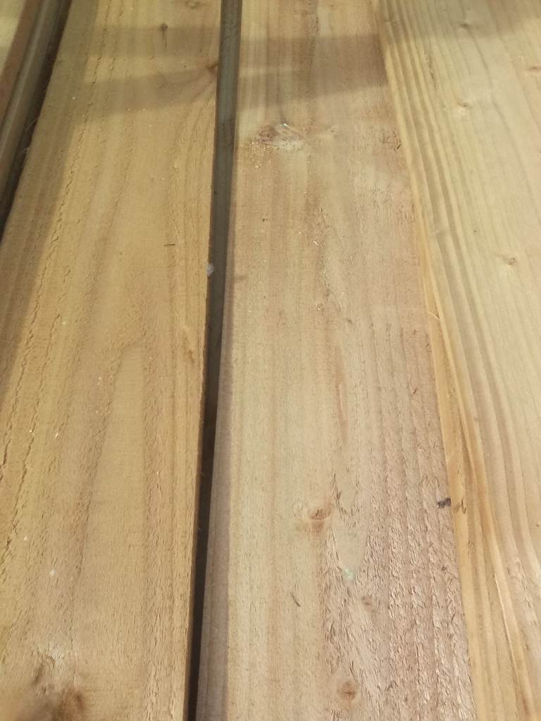150mm. Wide fencing slats 