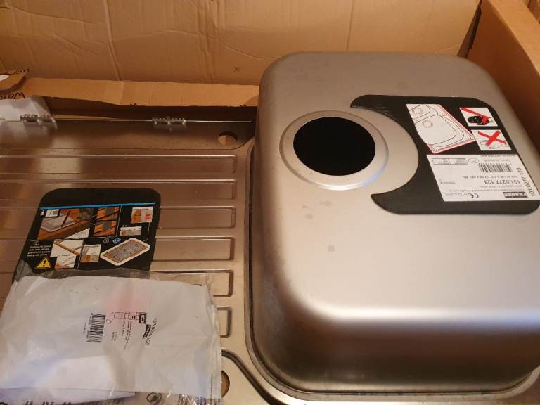 New, boxed Franke 1.0 Bowl Stainless Steel Kitchen Sink