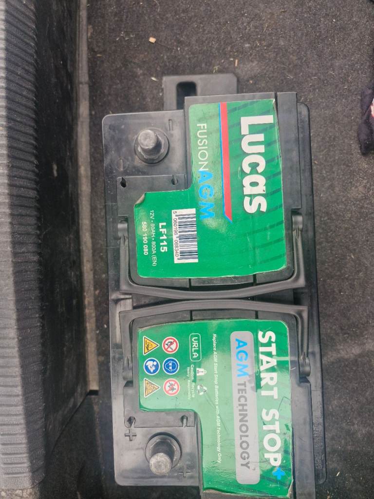 Car battery lucas