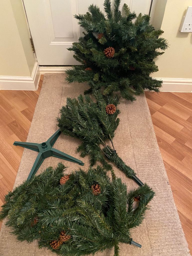 Lovely realistic artificial Christmas tree