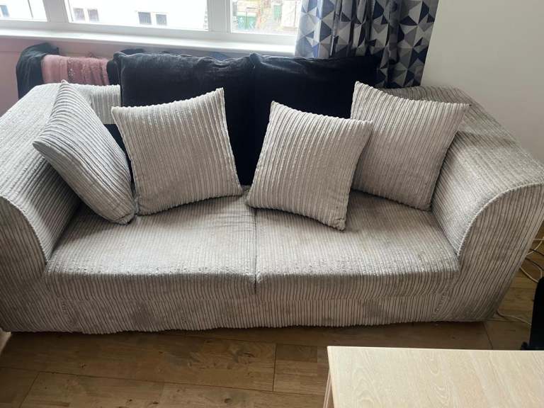 Grey 2 seater sofa as seen
