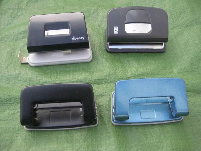 4 Small 2-Hole Punches for £2.00 Each