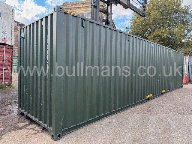 40ft - Shipping container with 18ft side access roller shutter for sale