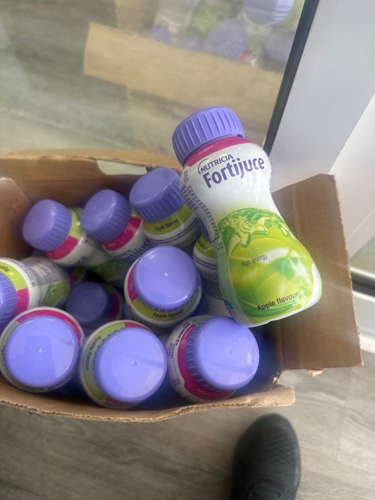 Nutricia Fortijuice Apple Flavour - New (Box of 24)