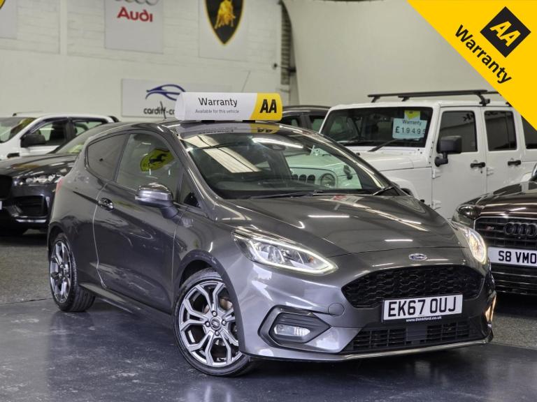 FORD FIESTA 1.0 T EcoBoost ST-Line Grey Manual Petrol 2017+SATNAV+BLUETOOTH+USB!