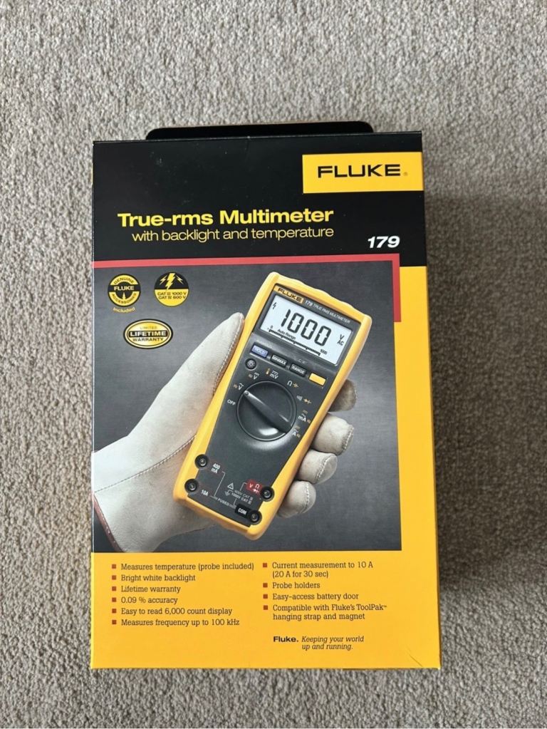 Fluke 179 True-rms Multimeter – New in Box