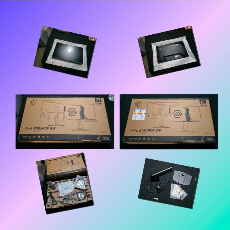 MSI Mag 272URDF E16 27 4K Ultra HD Gaming Monitor Rapid IPS Panel WITH RECEIPT!