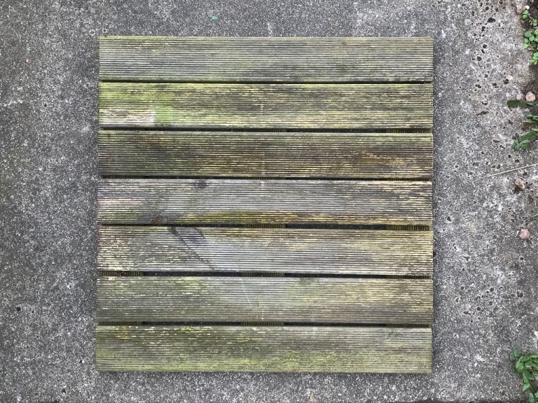 Garden decking tiles
