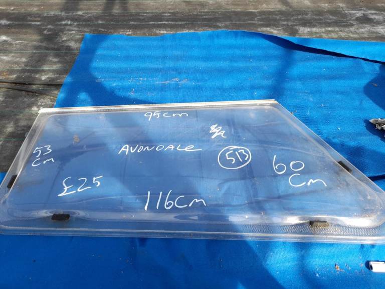 Avondale caravan side window 