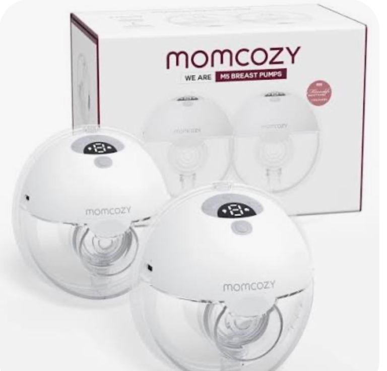 Brand new sealed momcozy m5 double wearable breast pump 
