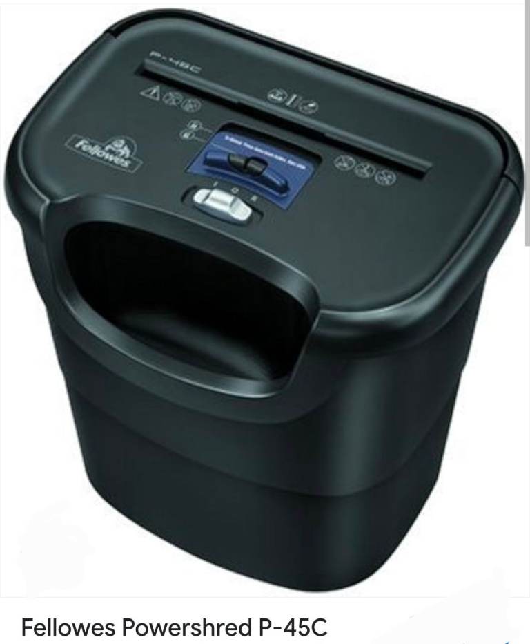 Fellowes P-45C, 6 page shredder