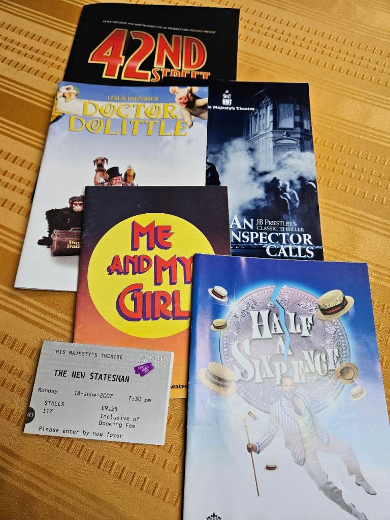 Her Majesty's Theatre progams Aberdeen