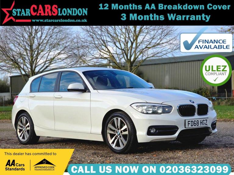 2018 BMW 1 Series 1.5 118i GPF Sport Auto Euro 6 (s/s) 5dr HATCHBACK Petrol Automatic