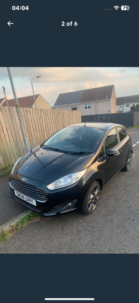 Ford, FIESTA, Hatchback, 2014, Manual, 998 (cc), 5 doors