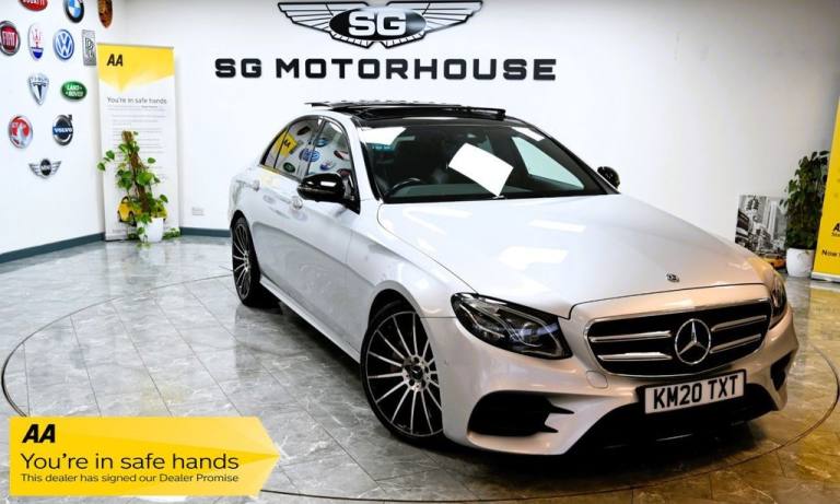 2020 Mercedes-Benz E Class 2.0 E220d AMG Line Night Edition (Premium Plus) Saloon 4dr Diesel G-Tr...