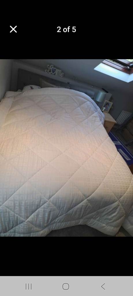 Superking size mattress topper 