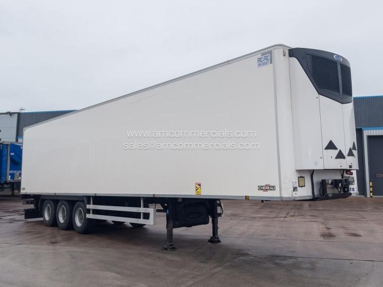CHEREAU TWIN EVAP FRIDGE TRI AXLE TRAILER