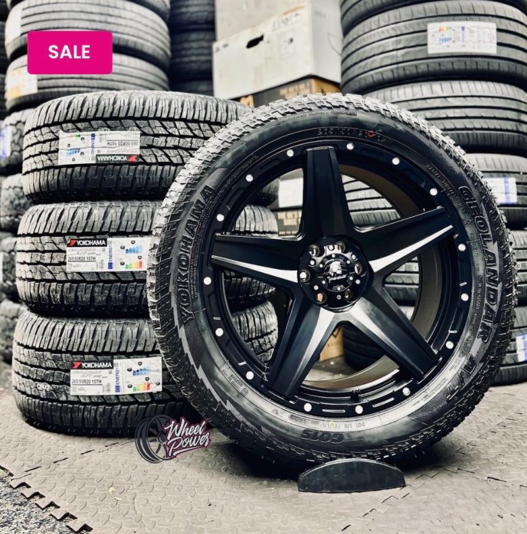 20” 6x114.3 Mercedes X Class Nissan Navara Alloys New Wheels & All Terrain Tyres