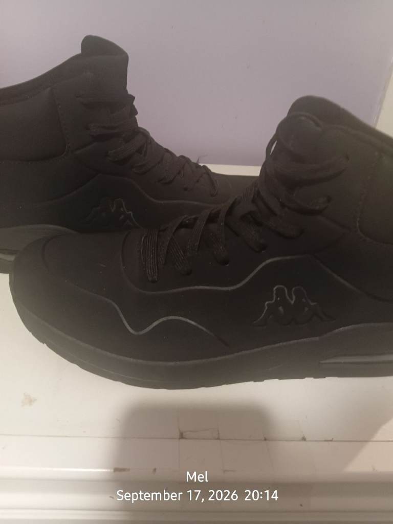 Kappa Black High-Top Trainers – Men's UK 10, Like New
