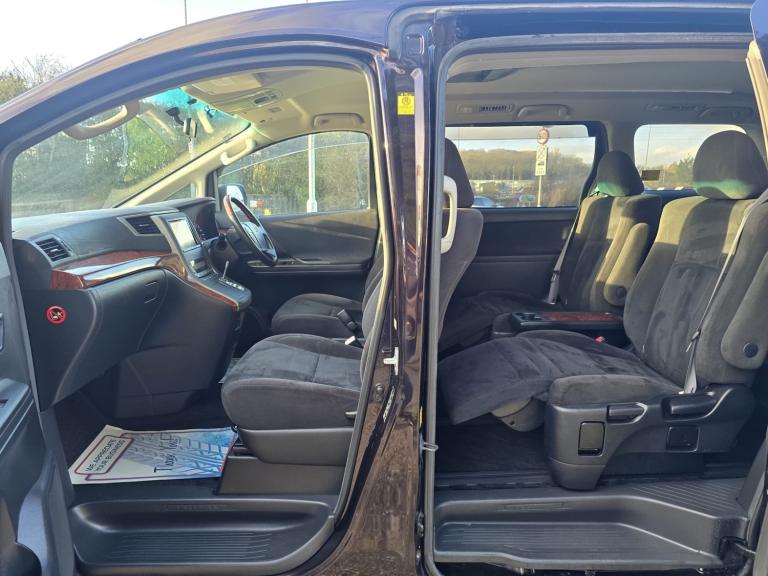 2010 Toyota Vellfire G PURPLE 2.4 PETROL 2010(60) ULEZ FREE, 7 SEATERS MPV Petrol Automatic