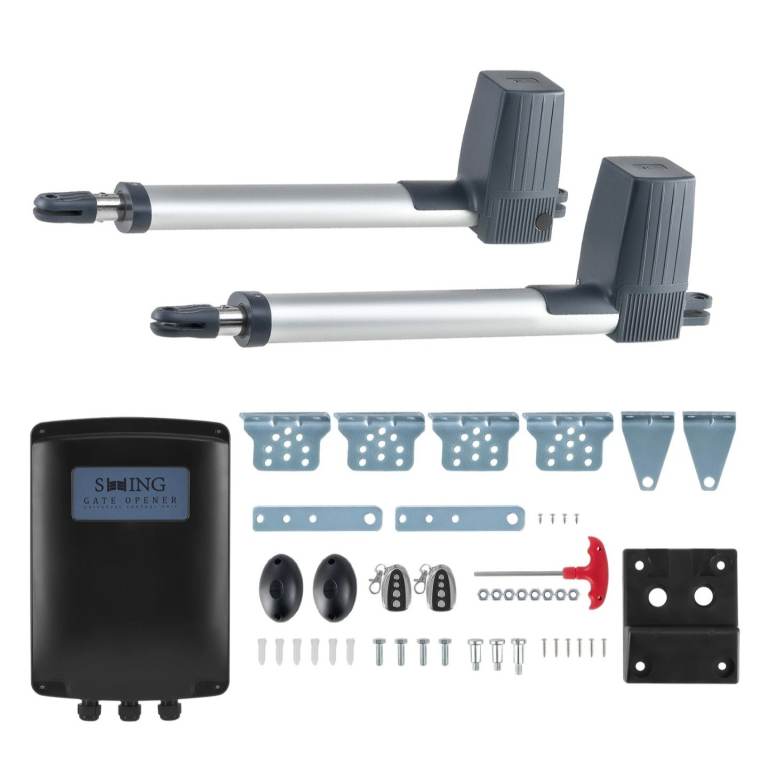 Electric automatic remote controlled gate/door opener, complete kit.
