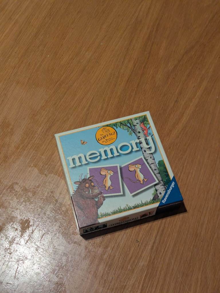 Gruffalo memory card game