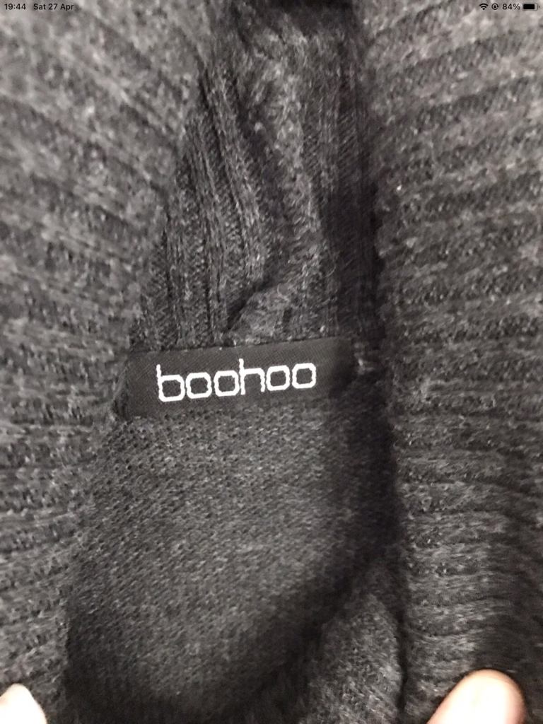 Boohoo jumper dress long knit