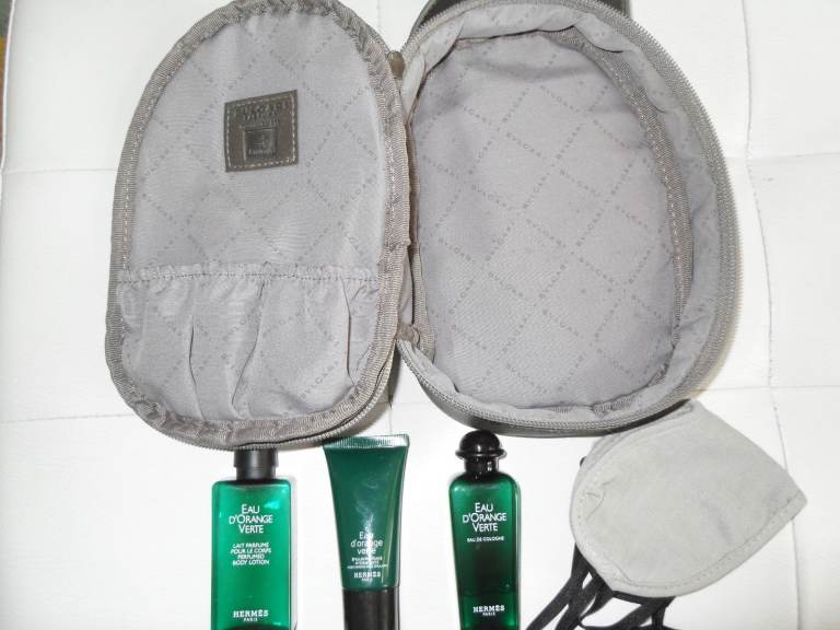 image for Brand new Bvlgari Toiletry Bag  Emirates with Hermes Toiletries