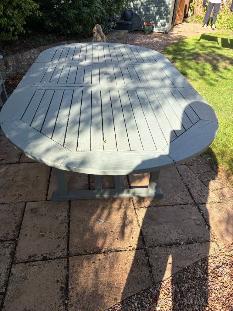 Garden Table and Bench Set – Fair Condition