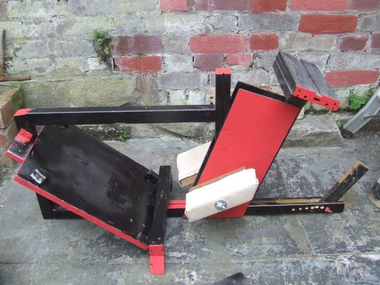 video gaming seat driving simulator fits all steering wheel/pedal types, very light easy to move/sto