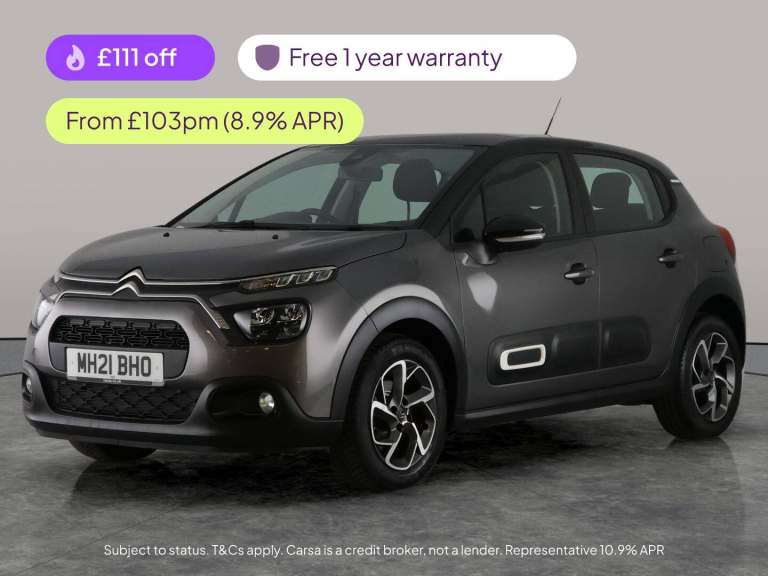 2021 Citroen C3 1.2 PureTech Shine Hatchback 5dr Petrol Manual Euro 6 (s/s) (83 ps) - CRUIS Hatch...
