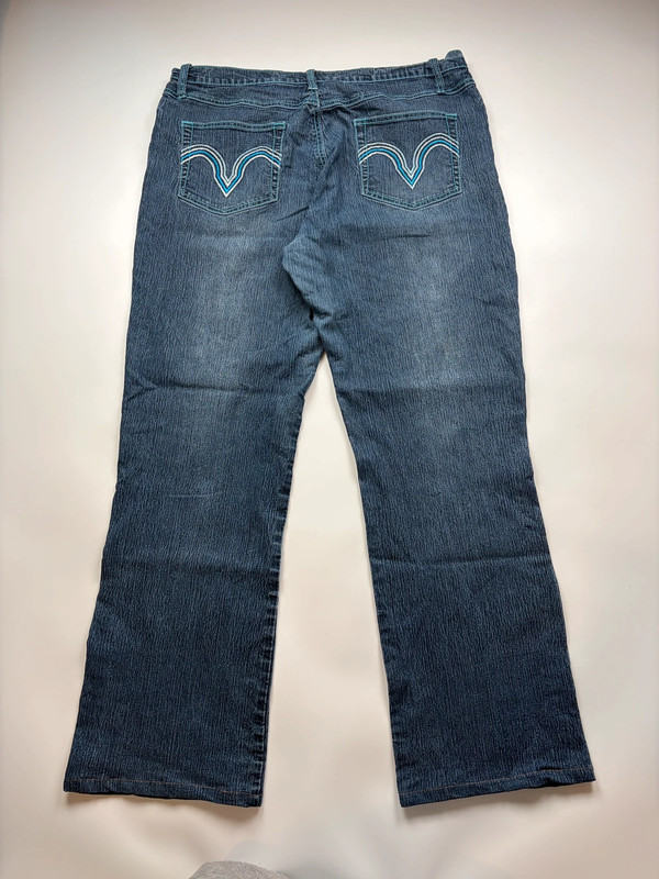 Lazer Jeans Bootcut Women's Size 20 Dark Blue Y2K Plus Size