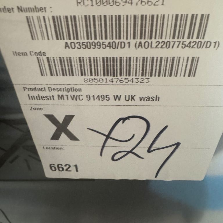 New Indesit MTWC 91495 W Washing Machine