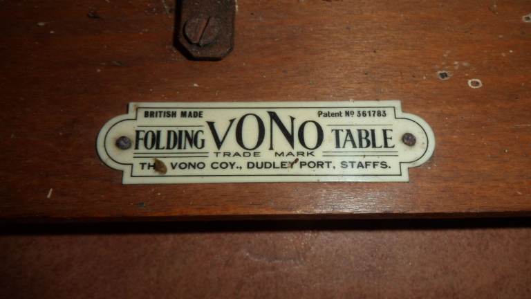 Vintage Vono folding table