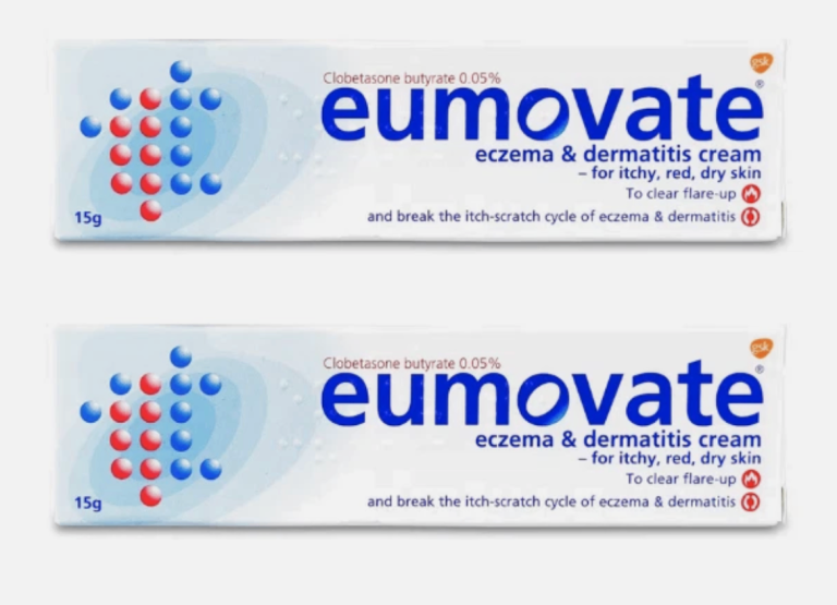 2x Eumovate Cream Eczema & Dermatitis Cream For Itchy, Dry Skin - 0.05% - 15g UK