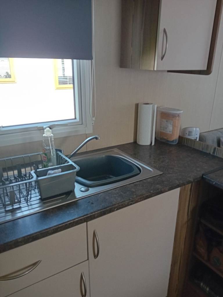 Sited static 3 bed caravan 