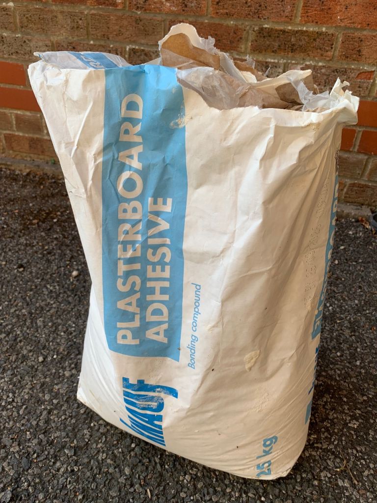 Knauf Plasterboard Adhesive 25kg Bag – Partially Used