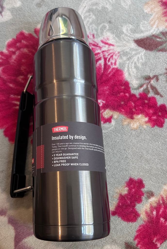 Thermos Stainless King 1.2L Vacuum Flask | 24hr Hot & Cold
