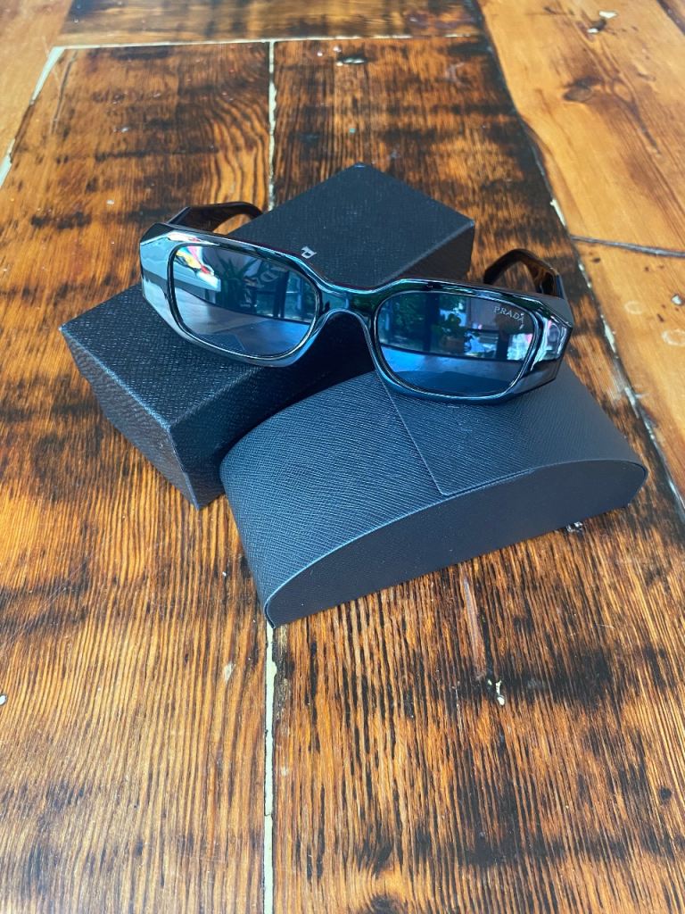 Black Prada Sunglasses - New Condition with Case